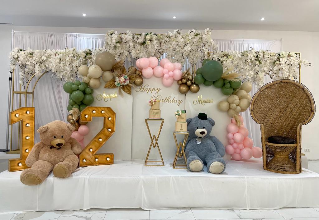 Foto van partystyling decoratie